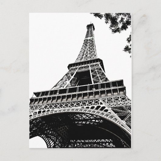 Eiffel Tower Postkarte (Vorderseite)