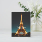 Eiffel Tower Postkarte (Stehend Vorderseite)