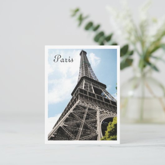 Eiffel Tower Postkarte (Stehend Vorderseite)