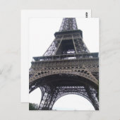 Eiffel Tower Postkarte (Vorne/Hinten)