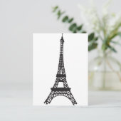 Eiffel Tower Postkarte (Stehend Vorderseite)