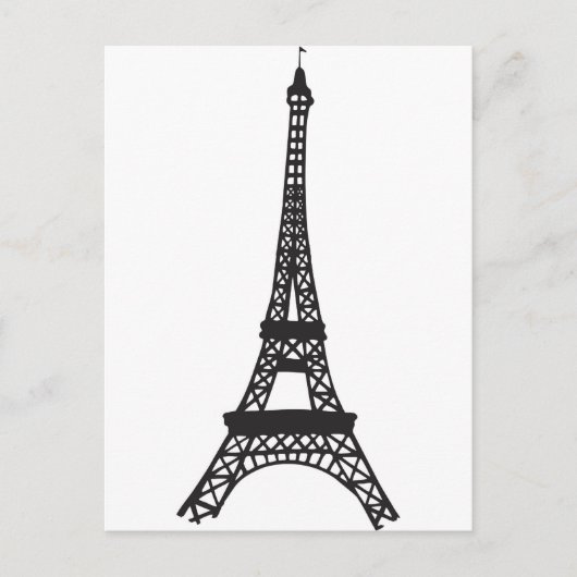 Eiffel Tower Postkarte (Vorderseite)