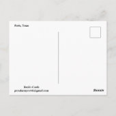 Eiffel Tower Postkarte (Rückseite)