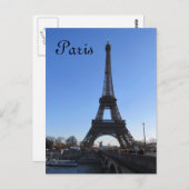 Eiffel Tower Postkarte (Vorne/Hinten)
