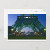 Eiffel Tower Postkarte (Vorne/Hinten)