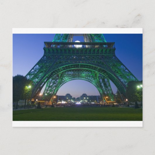 Eiffel Tower Postkarte (Vorderseite)