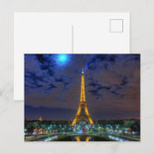Eiffel Tower Postkarte (Vorne/Hinten)