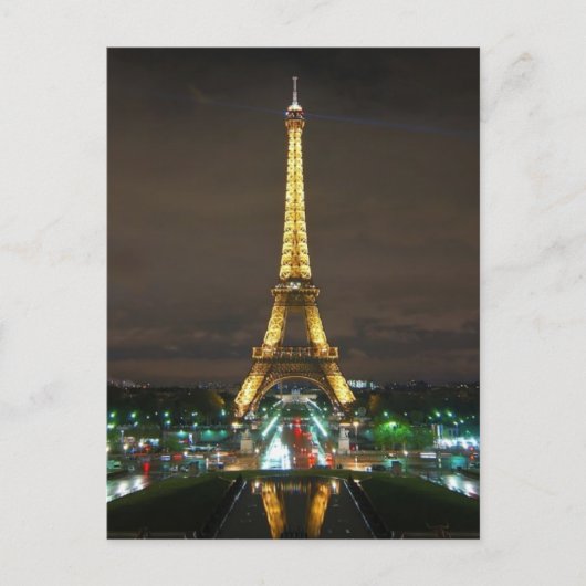Eiffel Tower Postkarte (Vorderseite)