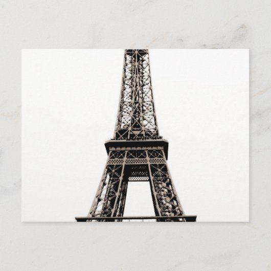 Eiffel Tower Postkarte (Vorderseite)