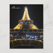 Eiffel Tower Postkarte (Vorderseite)