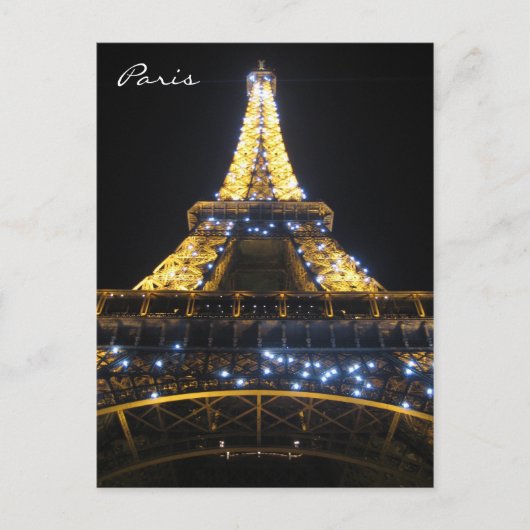Eiffel Tower Postkarte (Vorderseite)