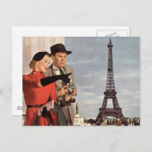 Eiffel Tower Postkarte (Vorne/Hinten)