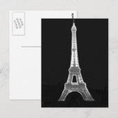 Eiffel Tower Postkarte (Vorne/Hinten)