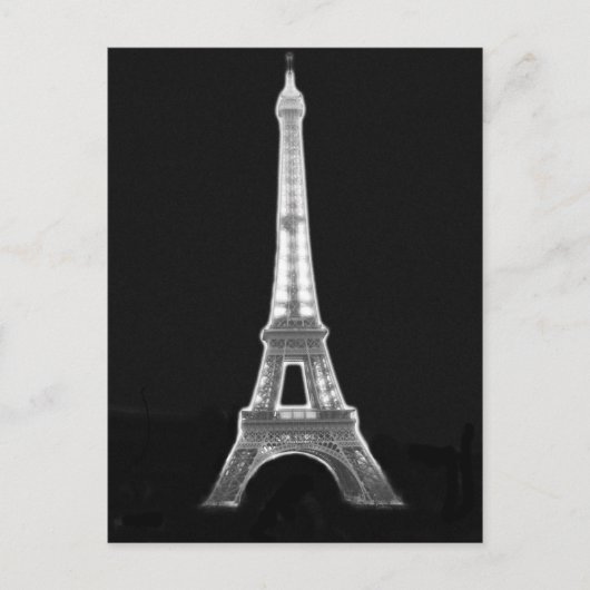 Eiffel Tower Postkarte (Vorderseite)