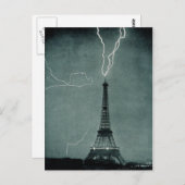 Eiffel Tower Postkarte (Vorne/Hinten)