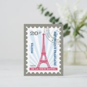 Eiffel Tower Postkarte (Stehend Vorderseite)