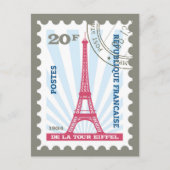Eiffel Tower Postkarte (Vorderseite)