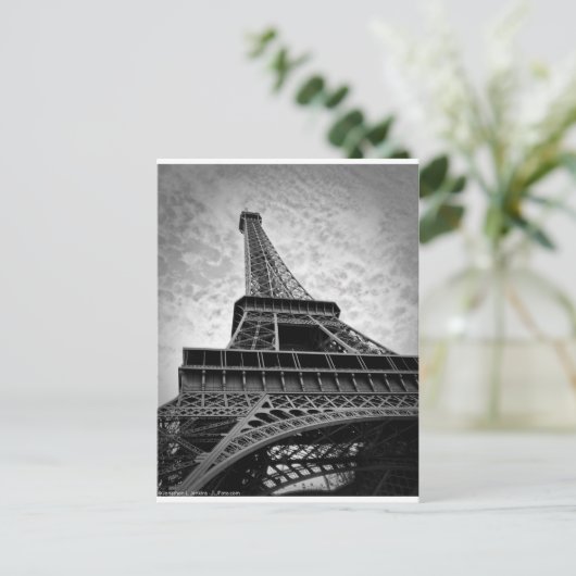 Eiffel Tower Postkarte (Stehend Vorderseite)