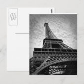 Eiffel Tower Postkarte (Vorne/Hinten)