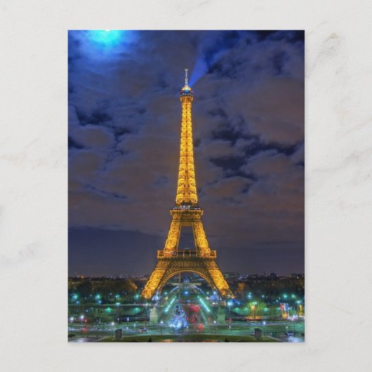 Eiffel Tower Postkarte (Vorderseite)