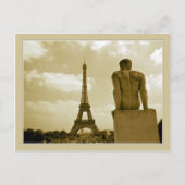 Eiffel Tower Postkarte (Vorderseite)