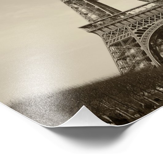 Eiffel Tower Print Fotodruck (Ecke)