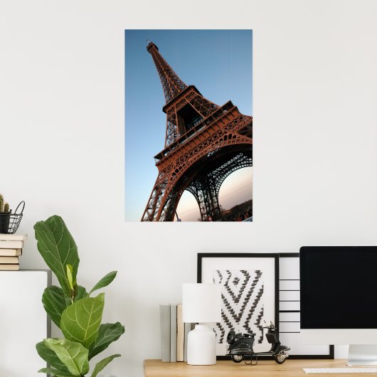 Eiffel Tower Print Poster (Heimbüro)
