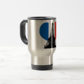 Eiffel Tower Reisebecher (Vorderseite Links)