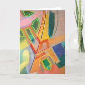 Eiffel Tower | Robert Delaunay Karte (Vorderseite)