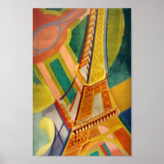 Eiffel Tower | Robert Delaunay Poster (Vorne)