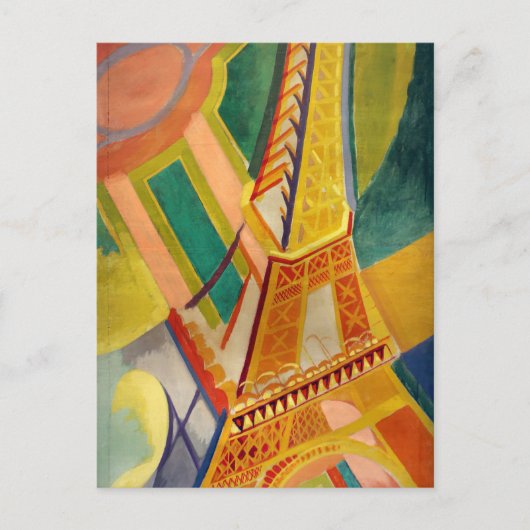 Eiffel Tower | Robert Delaunay Postkarte (Vorderseite)