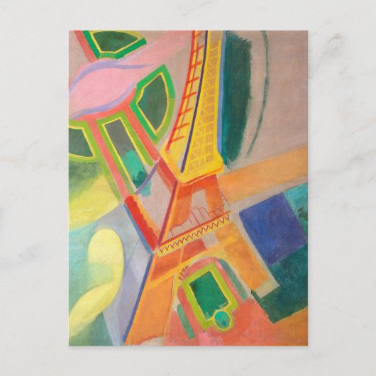 Eiffel Tower | Robert Delaunay Postkarte (Vorderseite)