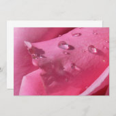 Eiffel Tower Rose Notecard Dankeskarte (Vorne/Hinten)