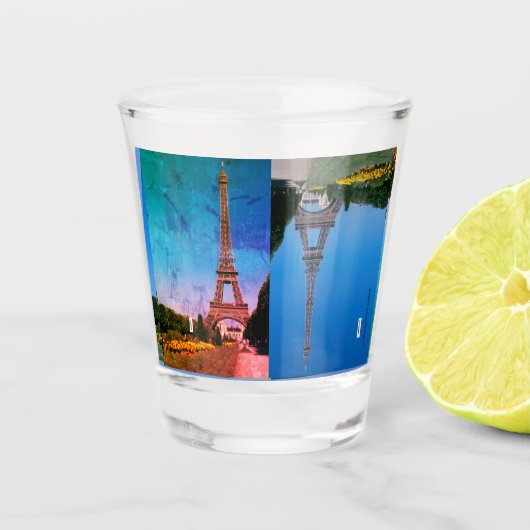 Eiffel Tower Schnapsglas (Vorderseite)