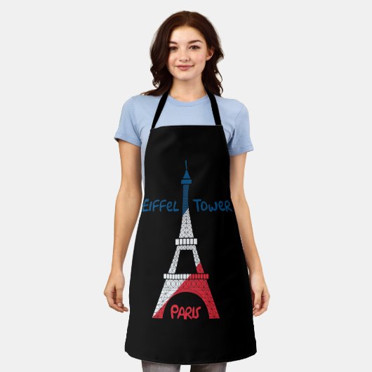 Eiffel Tower Schürze (Getragen)