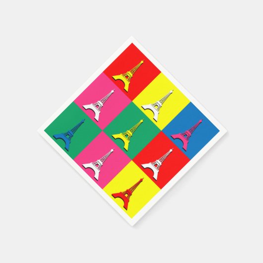 Eiffel Tower Serviette (Ecke)