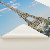 Eiffel Tower Sherpa Fleece Blanket Sherpadecke (3/4)