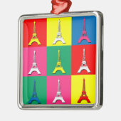 Eiffel Tower Silbernes Ornament (Links)