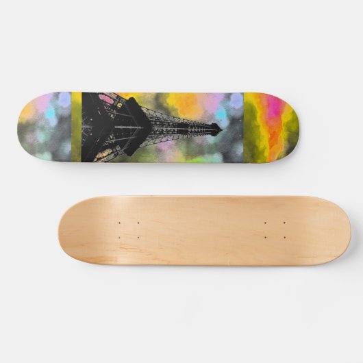 Eiffel Tower Skateboard (Horizontal)