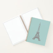  Eiffel Tower Sketchbook Gift Notizblock (Innenseite)