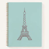  Eiffel Tower Sketchbook Gift Notizblock (Vorderseite)