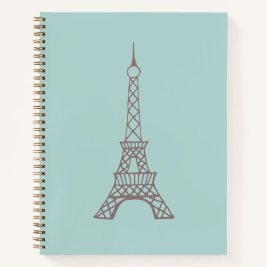  Eiffel Tower Sketchbook Gift Notizblock (Vorderseite)