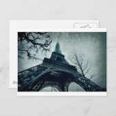 eiffel tower souvenirs postkarte (Vorne/Hinten)