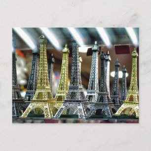Eiffel Tower Souvenirs Postkarte