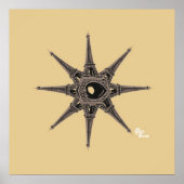 Eiffel Tower Star Poster (Vorne)