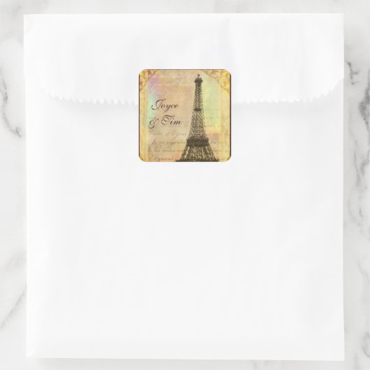 Eiffel Tower STicker (Tasche)