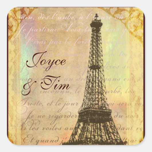 Eiffel Tower STicker (Vorderseite)