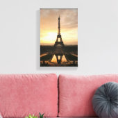 Eiffel Tower Sunrise Leinwanddruck (Insitu (Wohnzimmer))