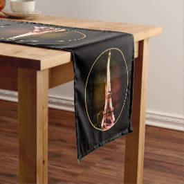 Eiffel Tower & Surreal Paris Art/Liebe Frankreich Kurzer Tischläufer
