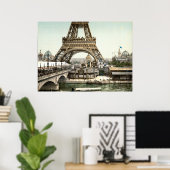 Eiffel Tower – Tour Eiffel – Eiffelturm Paris Poster (Heimbüro)